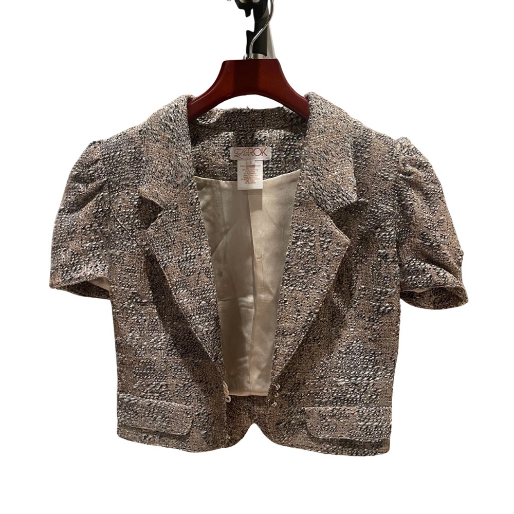 LaRok Gray Textured Blazer